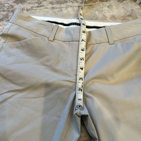 Theory tan Chinos Versatile Cotton Blend 2 - Picture 6 of 9